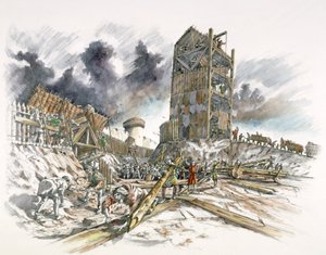 Belegering van Kasteel Dover door Peter Dunn