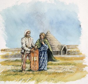 IJzertijd Man en Vrouw, ca. 400 v.Chr., ca. 1990-2010
