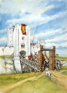 Oud Sarum, 1140, ca. 1990-2010 door Peter Dunn
