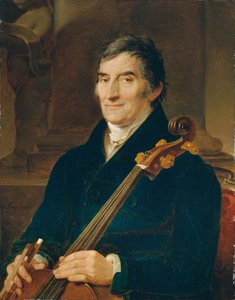 De cellist Franz Wödl door Peter Fendi