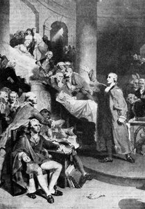 Patrick Henry 1736-1799, Amerikaanse revolutionair, 1775 1935 door Peter Frederick Rothermel
