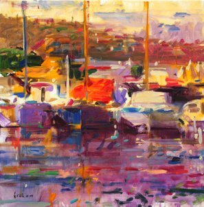 Blauwe boot, St Tropez