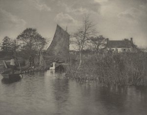 Een Huisje van een Brede Man, 1886 door Peter Henry Emerson, Thomas Frederick Goodall