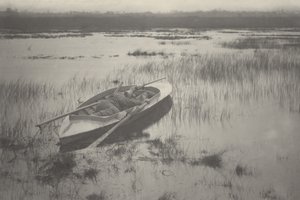 Jager werkt naar het wild toe door Peter Henry Emerson, Thomas Frederick Goodall