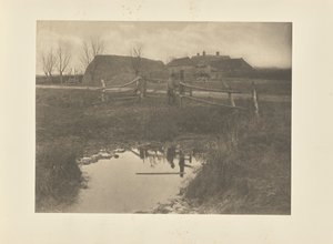 Een moerasboerderij door Peter Henry Emerson