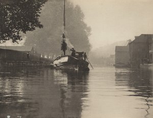 Een Mistige Ochtend in Norwich door Peter Henry Emerson