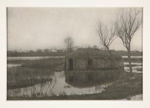 Een Rieten Boothuis, Plaat XXXI uit Leven en Landschap op de Norfolk Borden