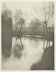 Loopbrug bij Chingford door Peter Henry Emerson