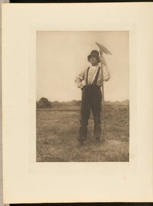 Hooimachine met hark. [Norfolk.] door Peter Henry Emerson