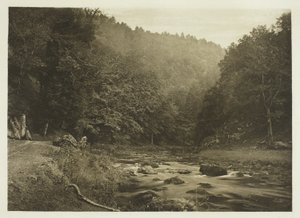 In Dove Dale (kant van Staffordshire) door Peter Henry Emerson