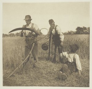 In de Gerstoogst (Suffolk) door Peter Henry Emerson