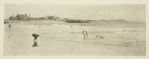 Op Gorleston Sands door Peter Henry Emerson