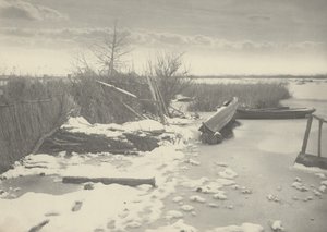 De eerste vorst,1886 (foto) door Peter Henry Emerson