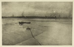 Het laatste van de eb-Great Yarmouth vanaf Breydon
