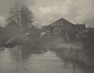 Een Bootwerf in Norfolk door Peter Henry Emerson and T.F. Goodall