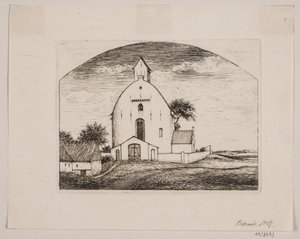 Bjernede kerk door Peter Herman Rasmussen