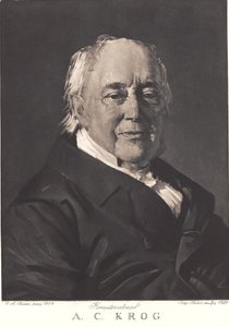 A. C. Krog door Peter Vilhelm Ilsted