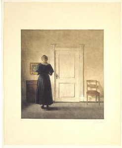 Interieur door Peter Vilhelm Ilsted