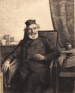 De vader van de kunstenaar, Jens Peter Ilsted door Peter Vilhelm Ilsted