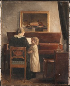 Bij de piano