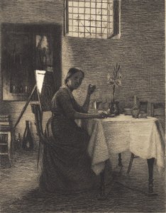 Bij de ochtendkoffie door Peter Vilhelm Ilsted