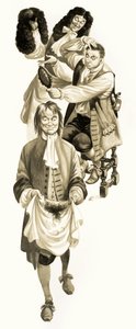 Een Drukke Barbier-Chirurgijns Winkel