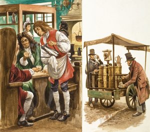 Koffiehuizen en koffieverkopers
