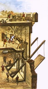Het ophalen van de ophaalbrug