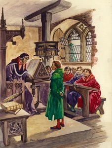 Scholen in de middeleeuwen
