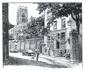 De Grenadier, Wilton Row, Belgravia door Peter Jackson