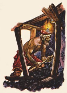 De eerste kolenmijnwerkers door Peter Jackson