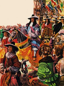 Het herstel van koning Karel II