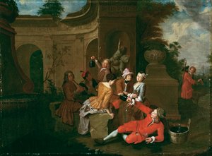 Picknick in het park door Peter Jacob Horemans