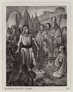 Stichting van Venetië, 5e eeuw (gravure)