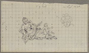 Fontein in de perziktuin van de Upper Belvedere