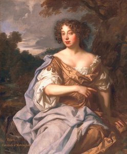 Lady Essex Finch, later gravin van Nottingham, ca. 1675 door Peter Lely