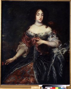 Portret van koningin Henriette Maria van Frankrijk door Peter Lely