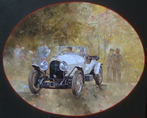 3 liter Bentley bij Kelmarsh