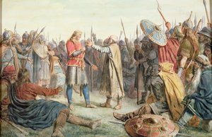 Olav Trygvasson wordt gekozen tot koning van Oreting