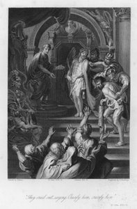 Ecce Homo, Johannes XIX, 6 door Peter Paul (after) Rubens