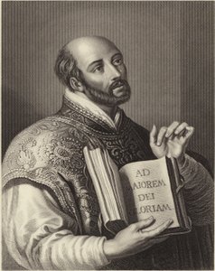 Ignatius van Loyola (gravure) door Peter Paul (after) Rubens