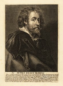 Portret van Sir Peter Paul Rubens, Vlaamse kunstenaar en diplomaat