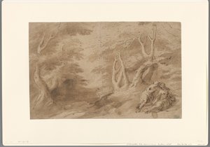 Landschap met liefdespaar door Peter Paul Rubens (school of)