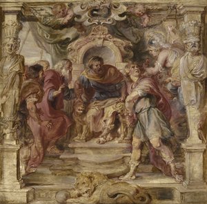 De woede van Achilles door Peter Paul Rubens
