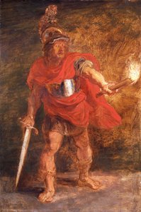 Aeneas in de onderwereld, ca. 1600-1640 door Peter Paul Rubens