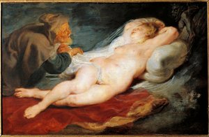 Angelica en de kluizenaar. Uit Orlando Furioso