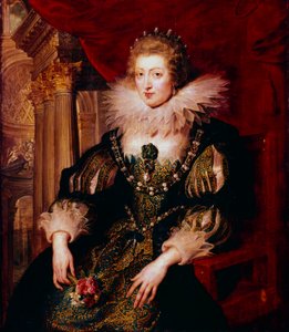 Anna van Oostenrijk, koningin-gemalin van Frankrijk door Peter Paul Rubens