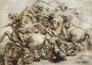 Slag bij Anghiari, naar Leonardo da Vinci