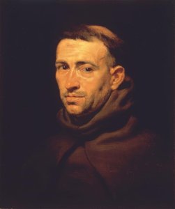 Portret van een franciscaan
