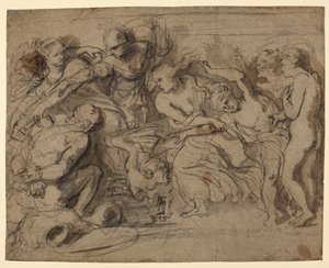 Laster van Apelles door Peter Paul Rubens
